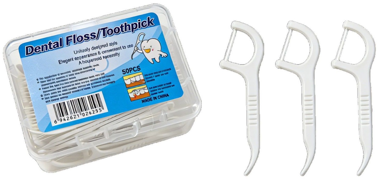 50 Cent Dental Floss/Toothpick флоссер 0.01 м