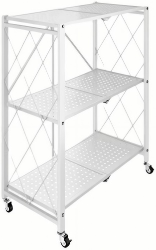 Стеллаж напольный Hausberg HB23-45-713488WH, 71x34x88 см, белый