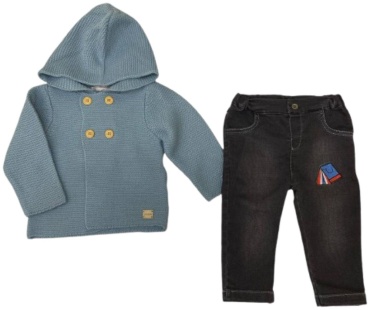 Комплект Cassiope Baby черный, синий