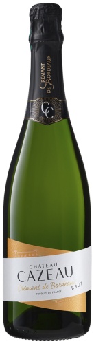 Игристое вино Chateau Cazeau Cremant de Bordeaux брют 12.5% 0.75 л