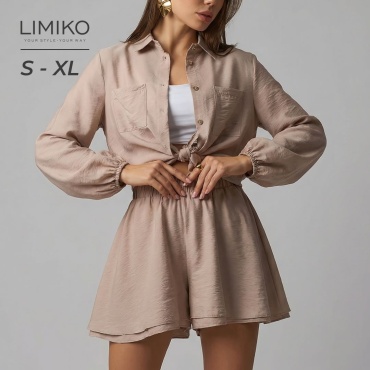 Костюм повседневный LIMIKO бежевый