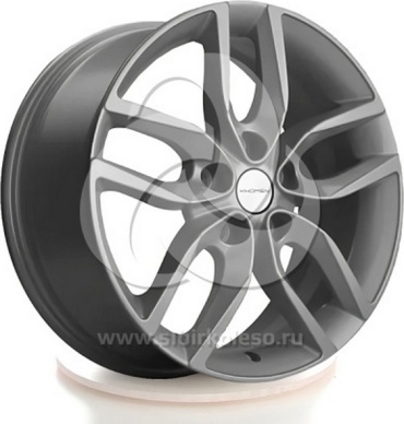 KHOMEN 1708 F-SILVER 64.1 6.5x17/5x114.3 D64.1 ET40 4 диска черный, серебристый, графит