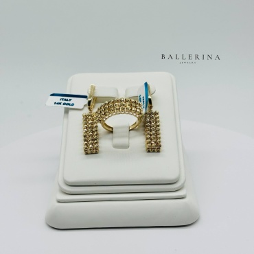 Ballerina Jewelry BJ44856 размер 18.5 вес 8.75 г золото, без вставок