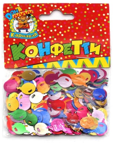 MILAND K-1266 Конфетти шары мультиколор