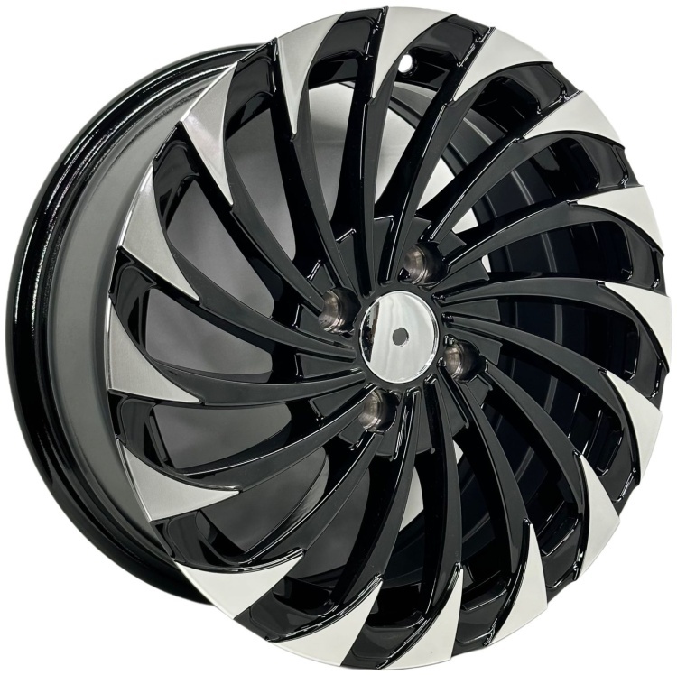Top Grade 1221 6.5x15/4x100 D67.1 ET15 4 диска черный, серебристый