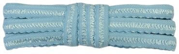 Резинка декоративная 10мм, 187 - Голубой 5м