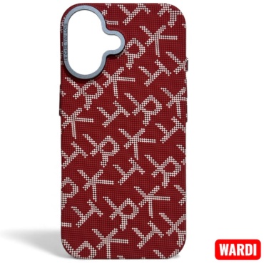 Чехол WARDI для Apple iPhone 16 красный