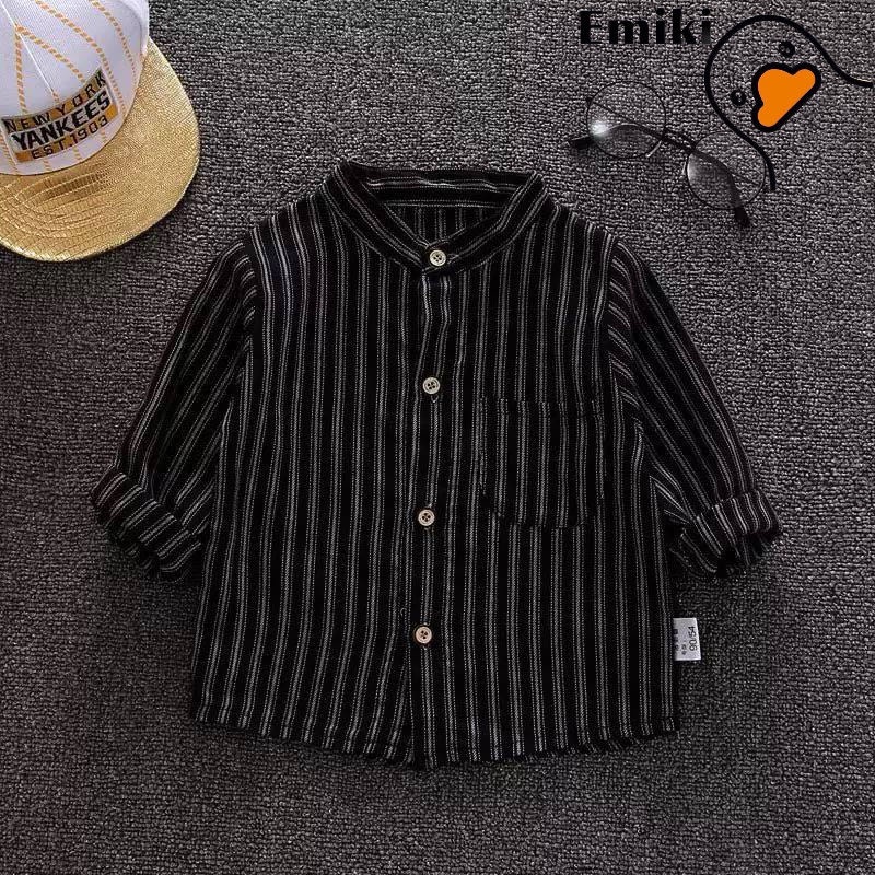 Рубашка прямая Emiki черный