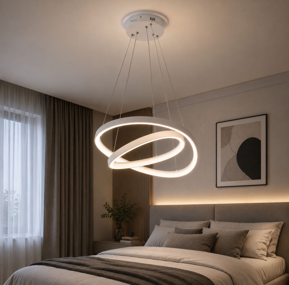Люстра подвесная LED, кол-во ламп: 2 шт