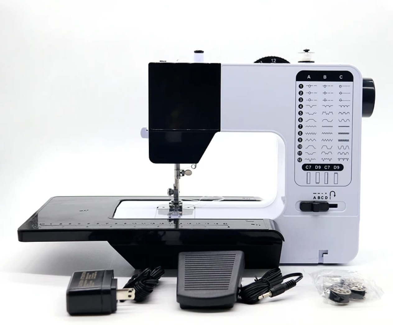 Швейная машина Keremet sewing machine бело-черный