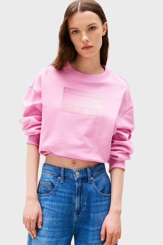 Свитшот Tommy Jeans розовый