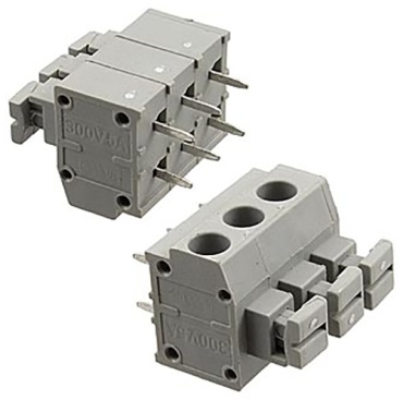Набор клемм 30042127_664028765 Клемник нажимной XY124V-A-3 (5,08mm) от 0.2 до 1.5 кв.мм, 3 шт
