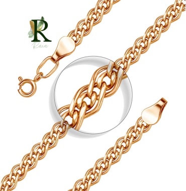 Raia 745716 длина 55 см, вес 10 г золото, плетение нонна