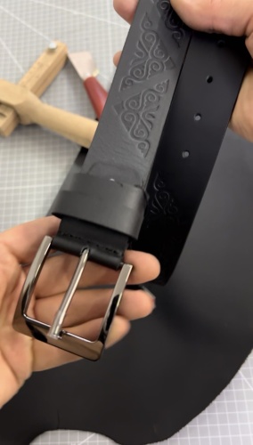 Ремень BAKS ACCESSORIES натуральная кожа 115 см черный
