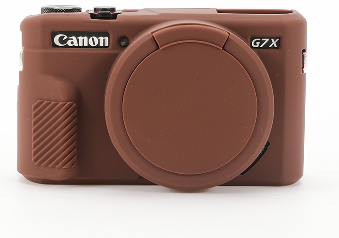 Чехол MAMEN Canon PowerShot G7X Mark II Brown коричневый