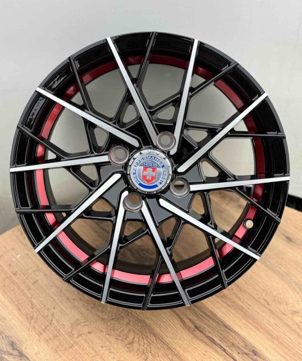 Rainbow Dance XH361 6.5x15/4x98 D58.6 ET35 4 диска красный, серебристый, черный