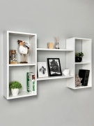 Полка Петропавловская Мебельная Фабрика PFF Томирис-37, 109.9х16x63.2 см, белый