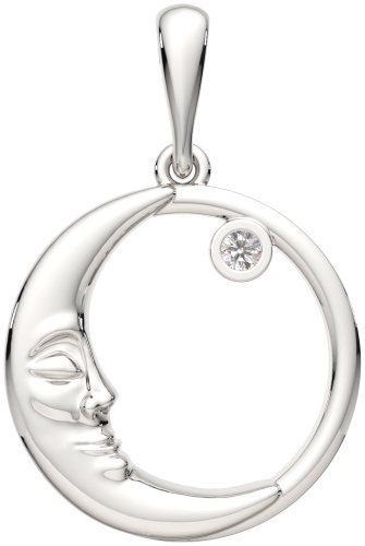 Подвеска Lucente Silver ZO-0440428.ZZ вес 1.43 г серебро, фианит