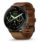 Смарт-часы Garmin Venu 4 45 мм черный-коричневый