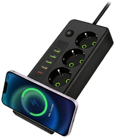 Сетевой фильтр Зарядная розетка, домашняя, несколько USB 2 м