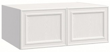 Шкаф антресольный Шатура Монреаль белый, 88.6x35.2х61.2 см, белый