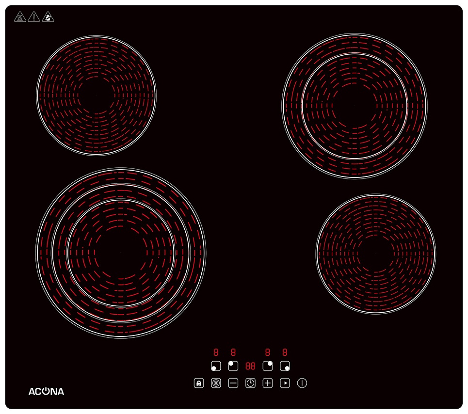 Варочная поверхность ACONA TC6904BK черный