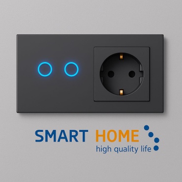 Кнопка сенсорного управления SMART HOME GP017/MP010/MT-201, серый