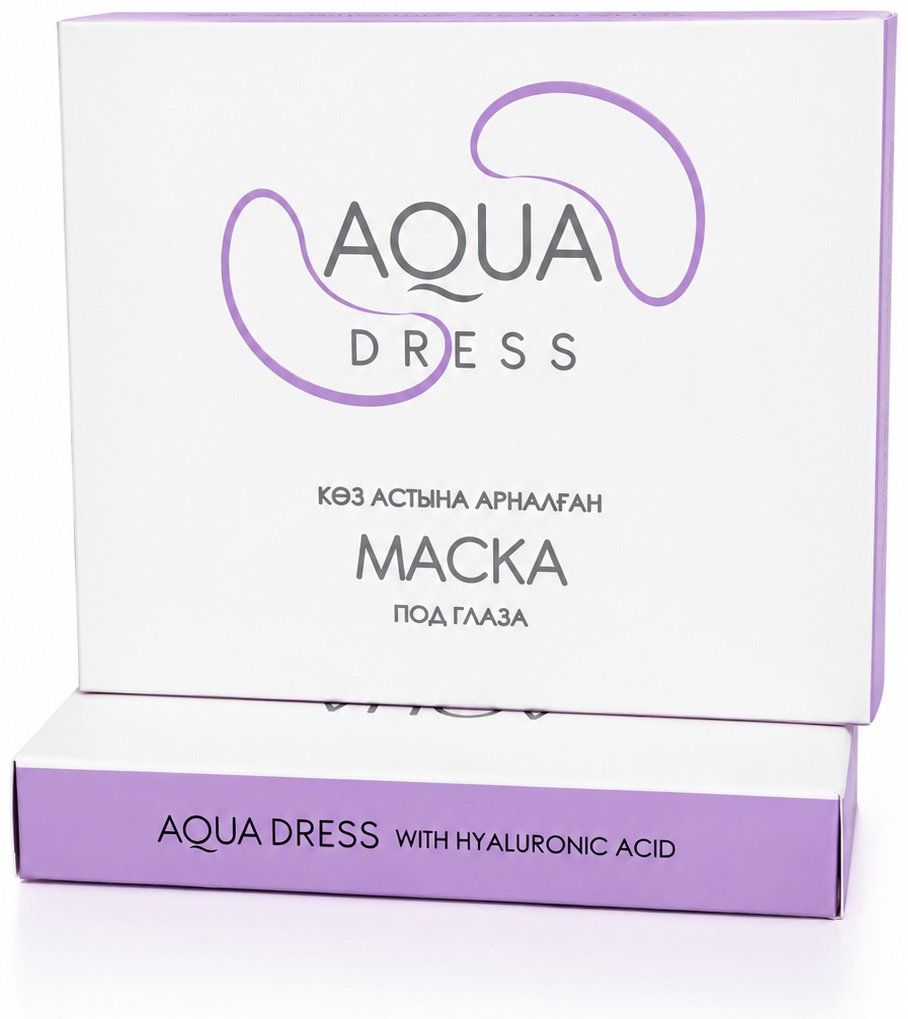Патчи AQUA DRESS гидрогелевые с гиалуроновой кислотой от отеков 4 шт
