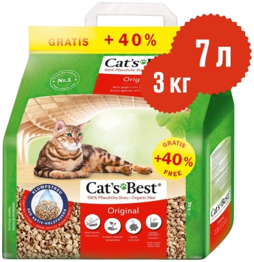Cat's Best Original комкующийся 7 л 3 кг