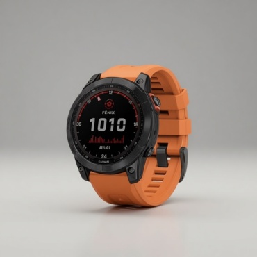 Ремешок для Garmin Fenix 8, Fenix 5, Fenix 5 Plus, Fenix 6, Fenix 6X, Fenix 7, Fenix 7X оранжевый