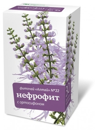 Алтайский кедр сбор трав Фиточай «Алтай» №22 Нефрофит с ортосифоном 60