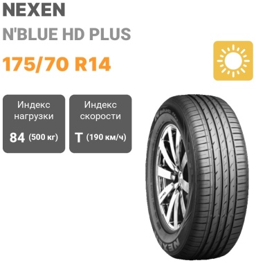 NEXEN N'Blue HD Plus 175/70 R14 84 T