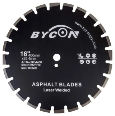 Диск отрезной алмазный 400x25.4х3.4 мм, BYCON BYCON LASER ASPHALT (3034400)