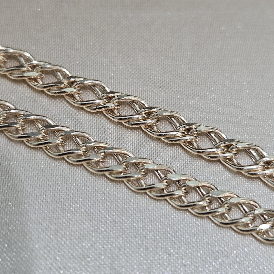 Gaukhar Jewelry GJ1450-BR длина 55 см, вес 7.11 г золото, плетение двойной ромб