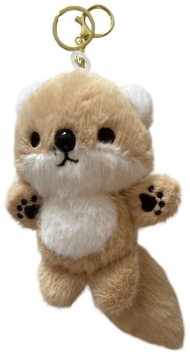 Брелок kurru toys Выдра B-L1116 15 текстиль 1 шт