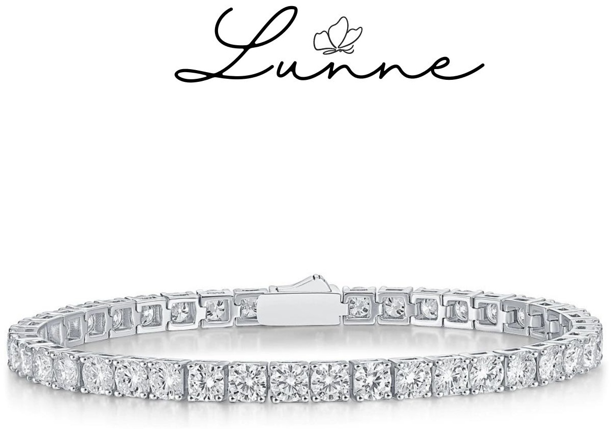 Lunne LNJB-017 длина 19 см, вес 15 г серебро, плетение теннис