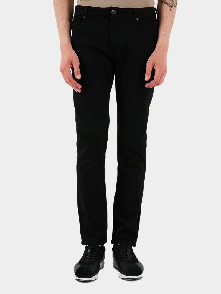 Джинсы прямые Emporio Armani черный