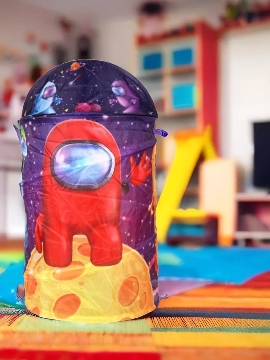 Корзина для игрушек 60x43x60 см, текстиль