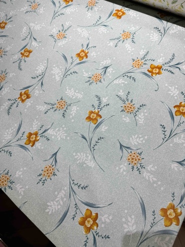 Клеенка Amelihome 170x140 см, водный гиацинт, 1 шт