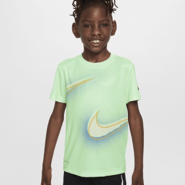Футболка Nike Stacked Up Swoosh Kids салатовый