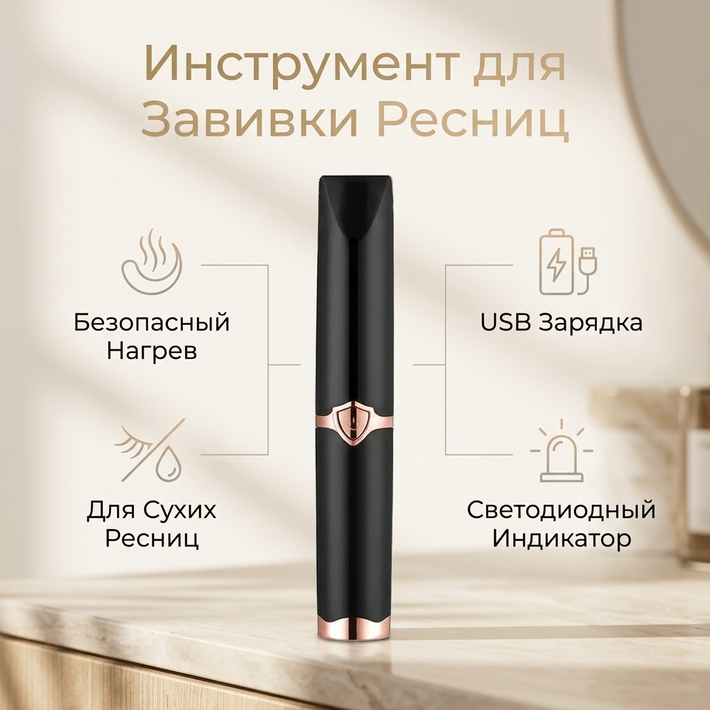 Инструмент для завивки ресниц 1 шт
