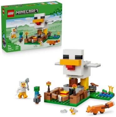 Конструктор LEGO Куриная ферма Minecraft 21585, деталей 233 шт