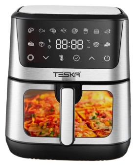 Аэрогриль Teska TK-8002-EW черный, серебристый