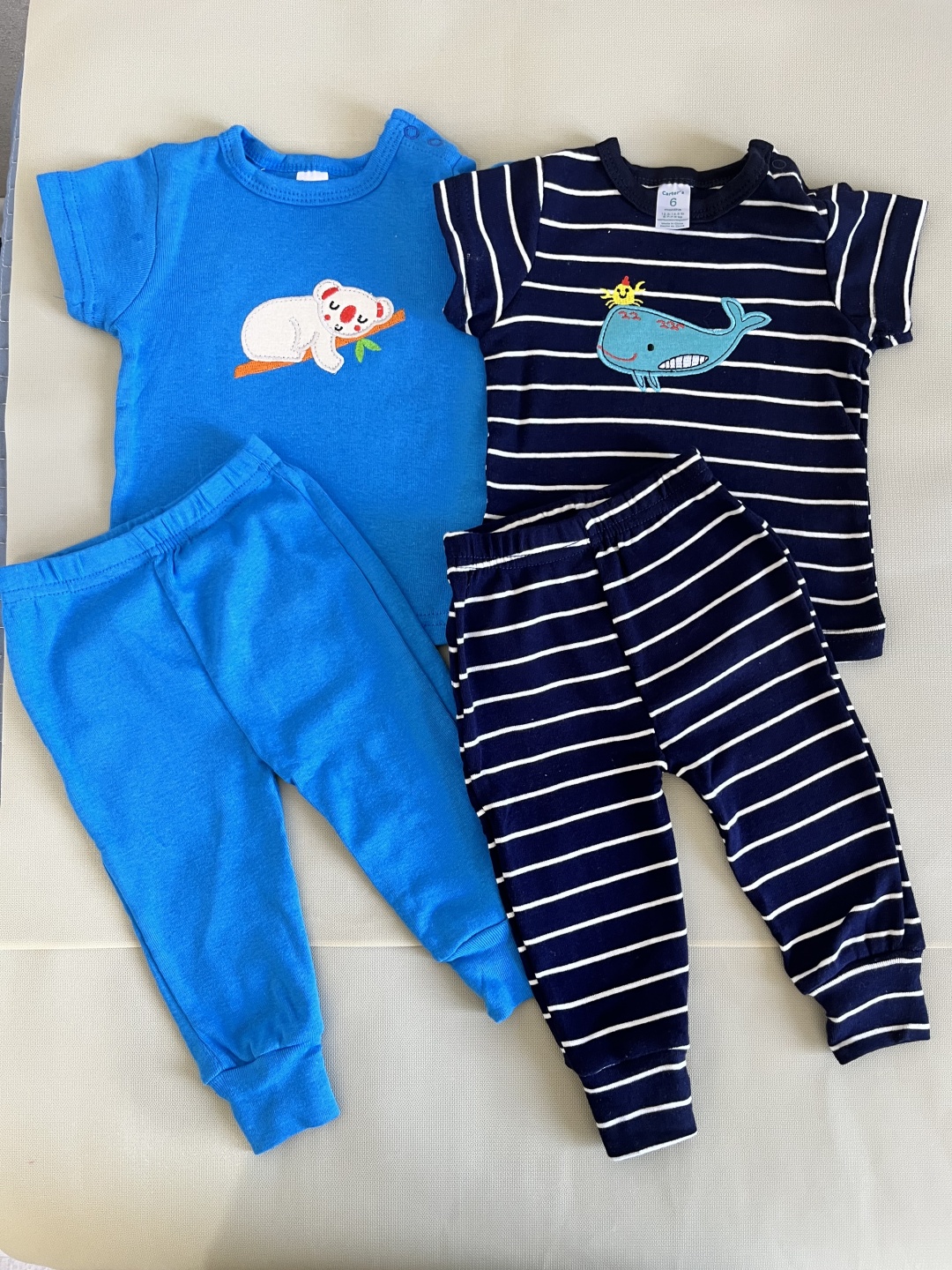 Комплект carters love синий, голубой