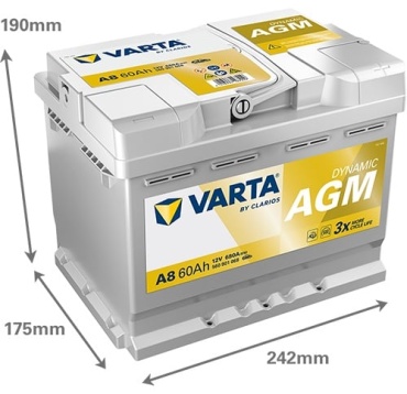 VARTA 560901068 Автомобильный аккумулятор 60 Ач обратная