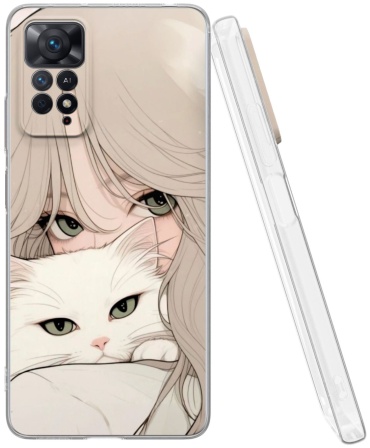 Чехол Mcover для Redmi Redmi Note 11 Pro, Redmi Note 12 Pro рисунок