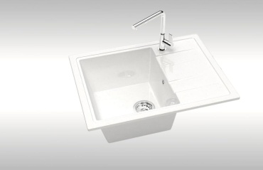 Кухонная мойка Marrbaxx L150/G31 47х57х20 см, искусственный камень, тон белый