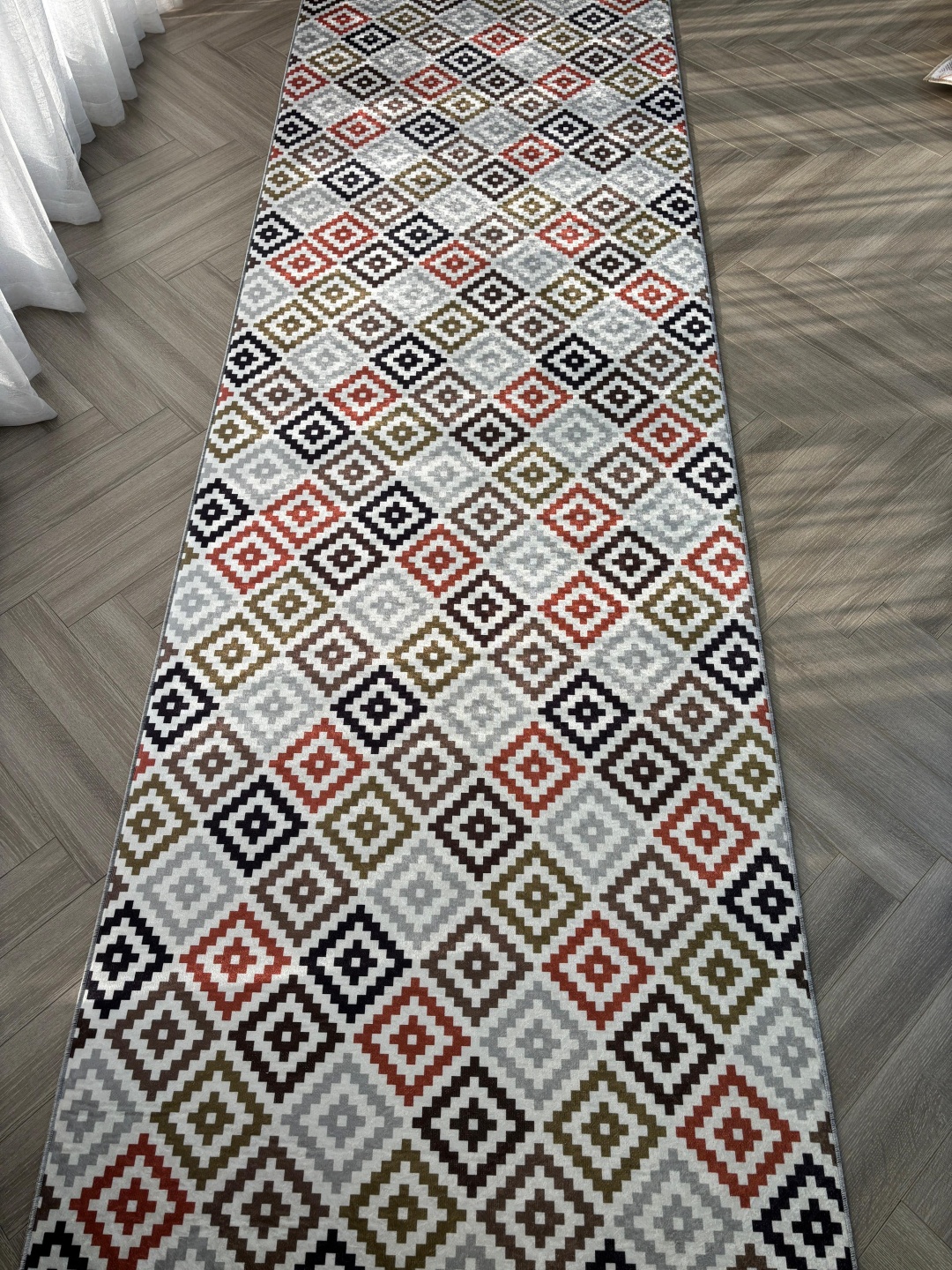 Ковровая дорожка S&M Сomfort безворсовая, полипропилен, 100 см x 9 м