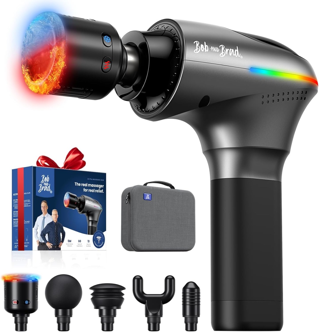 Массажер BOB AND BRAD A2 Pro Massage Gun ручной вибрационный, разогревающий, перкуссионный