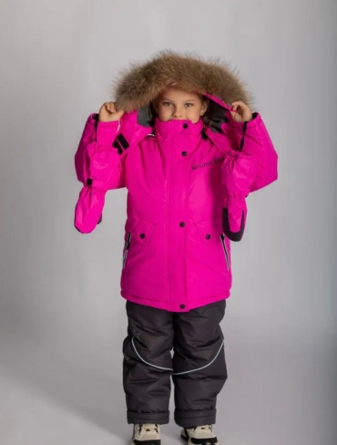 Комплект с комбинезоном NORDTEX KIDS малиновый